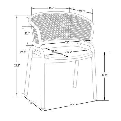 Ervilla Modern Dining Chair