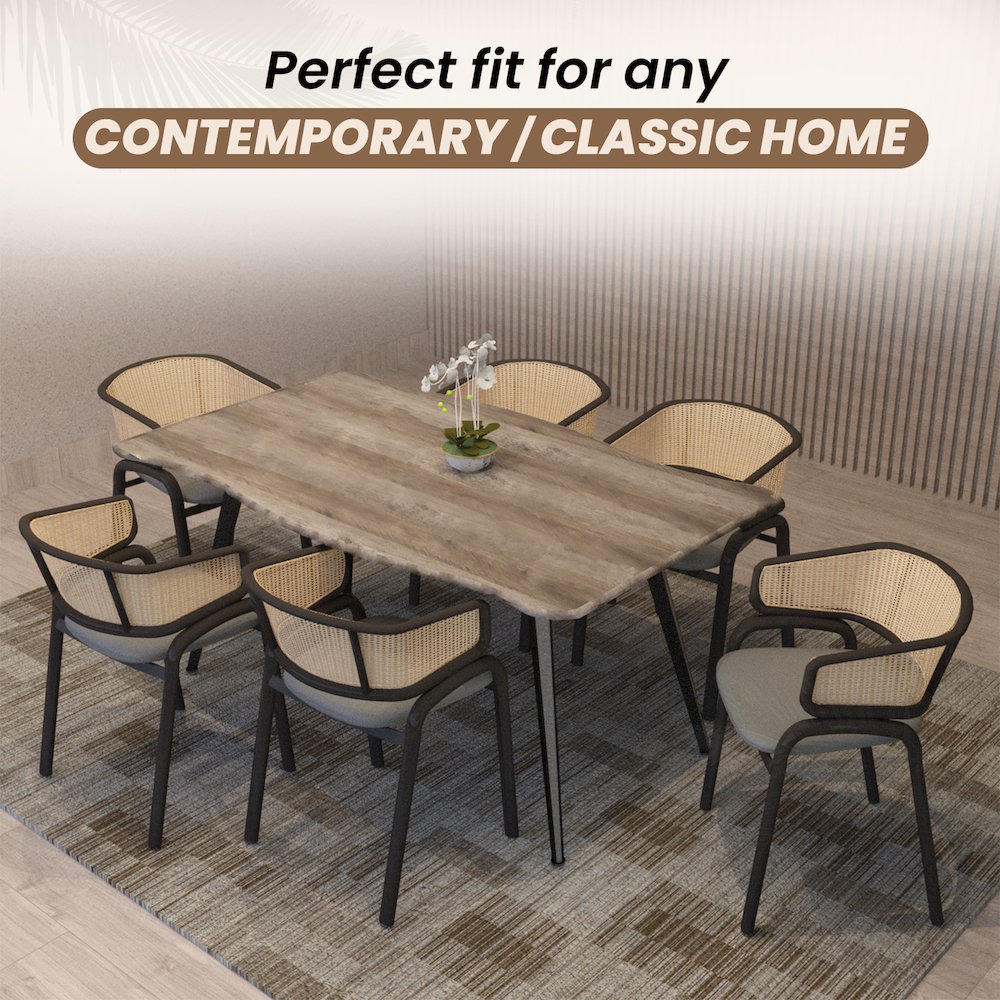 Ervilla - Dining Chair - Grey Leather