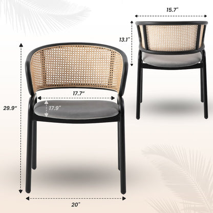 Ervilla - Dining Chair - Grey Leather