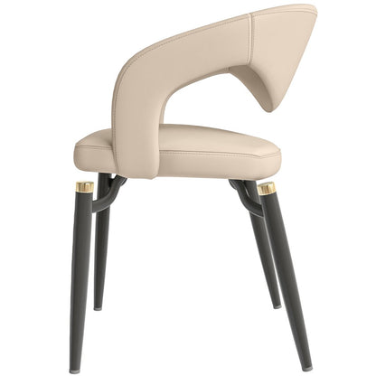 Entice Collection Modern Dining Chair in Grey