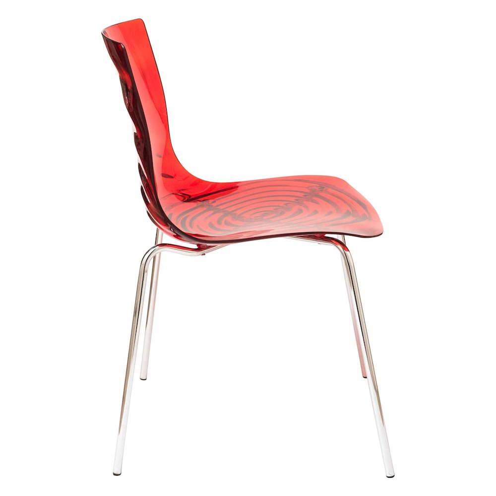 Astor Water Ripple Design Dining Chair