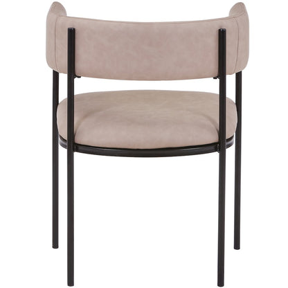 Cyril Collection Modern Chair in Taupe