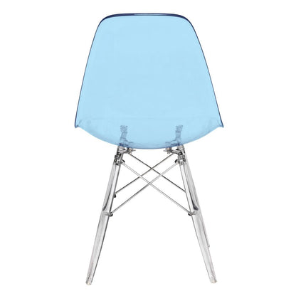 Dover Molded Side Chair with Acrylic Base