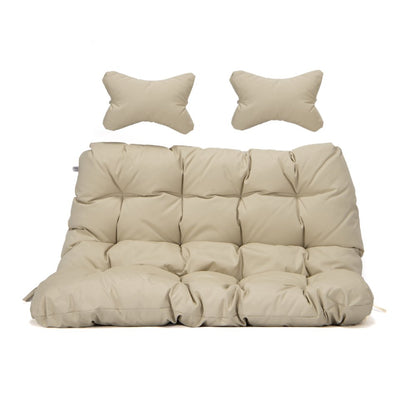 Wicker 2 Person Double Folding Hanging Egg Swing Cushion