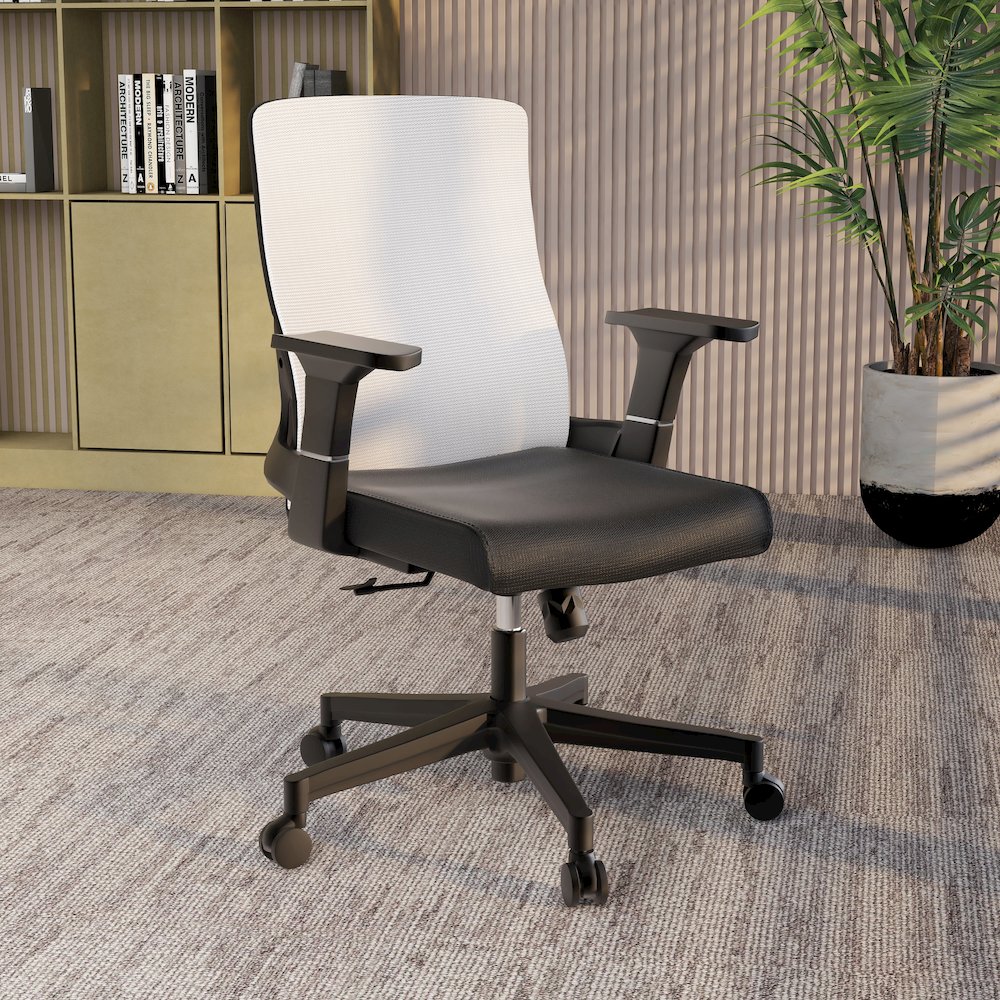 Office Brio Series Office Task Chair In White