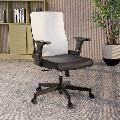 Office Brio Series Office Task Chair In White