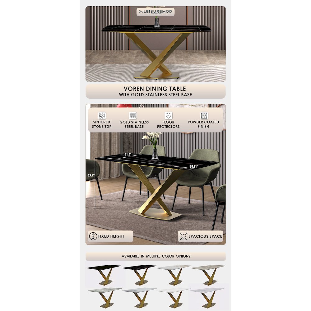 Voren Series Modern Dining Table