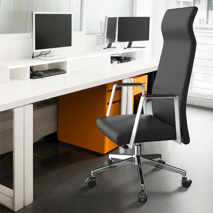 Aleen High-Back Office Chair in Black