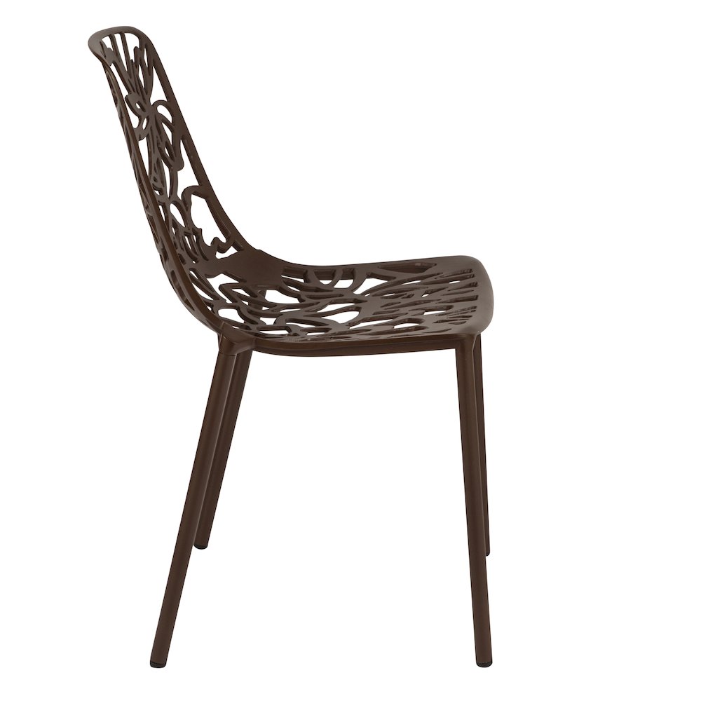 Modern Devon Aluminum Chair, Set of 4