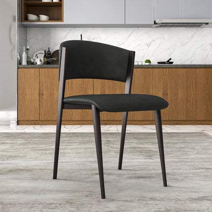 Aspen Collection Modern Dining Chair in Black