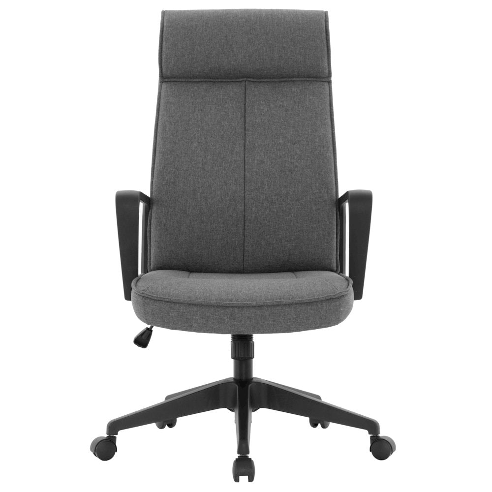 Aiaria Collection Modern Office Chair In Charcoal Fabric