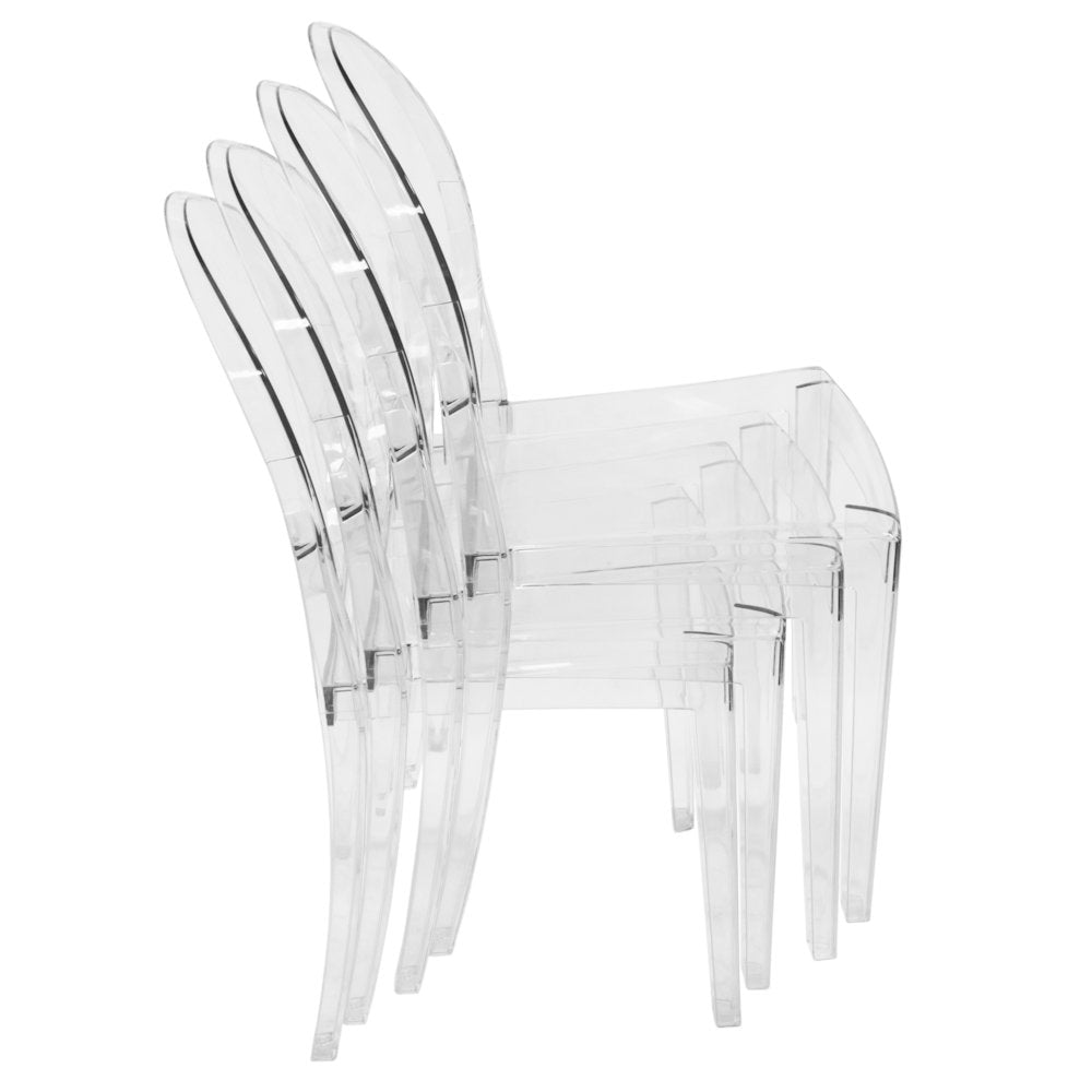 Marion Transparent Acrylic Modern Chair