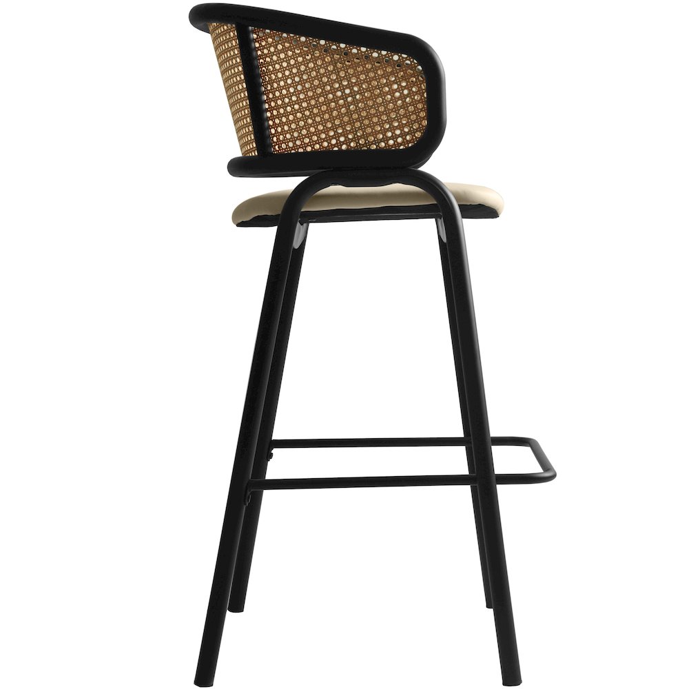Ervilla Wicker Bar Stool Set of 2