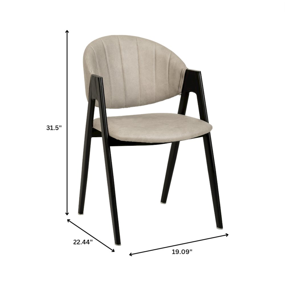 Savor Collection Modern Dining Chair in Toupe
