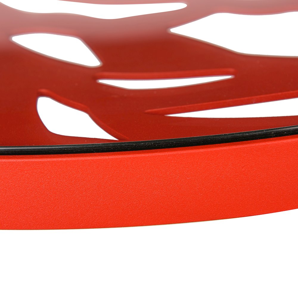 Devon Tree Design Glass Top Aluminum Base Indoor Outdoor End Table