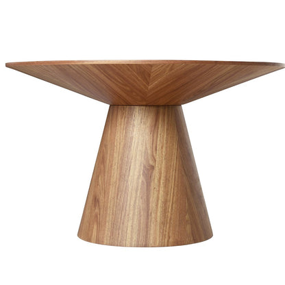 5-Piece Dining Set in Walnut/Light Grey