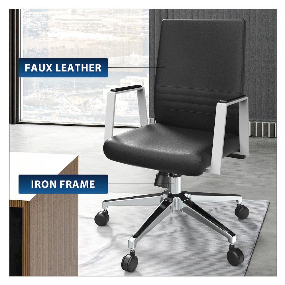Aleen Office Chair in Black
