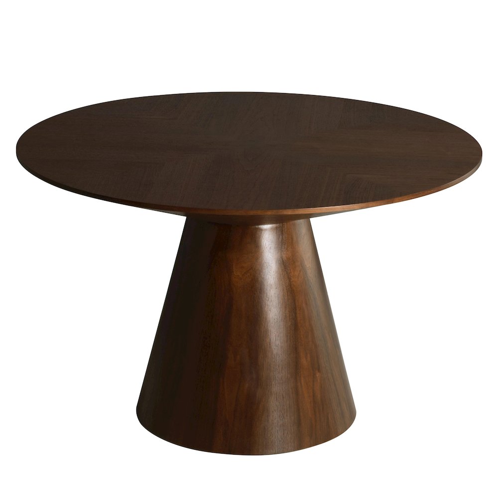 5-Piece Dining Set in Dark Walnut/Brown