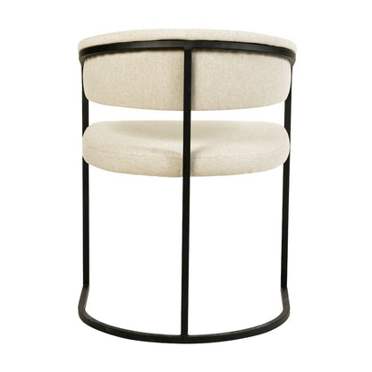 Aero Collection Modern Dining Chair in Oatmeal