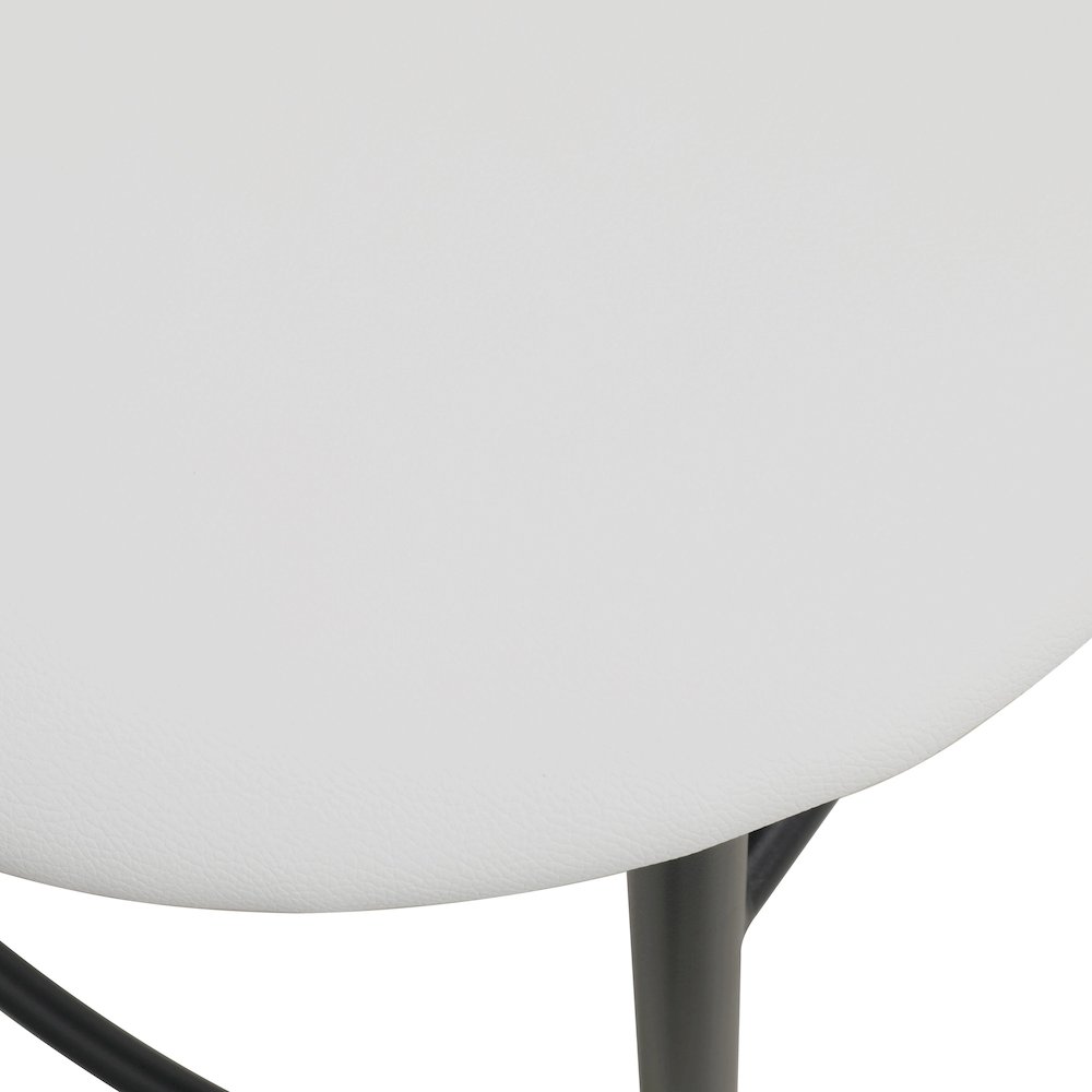 Lume Collection Modern Bar Stool in Grey Set of 2