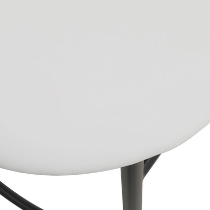 Lume Collection Modern Bar Stool in Grey Set of 2
