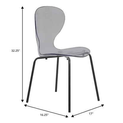 5-Piece Dining Set Round Black MDF Dining Table
