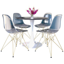 5-Piece Dining Set with 35" Round Dining Table