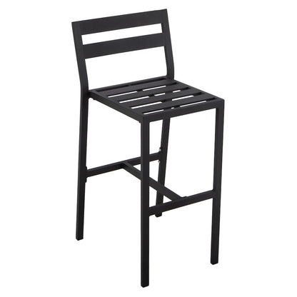 Chelsea Collection Modern Aluminum Outdoor Bar Chair