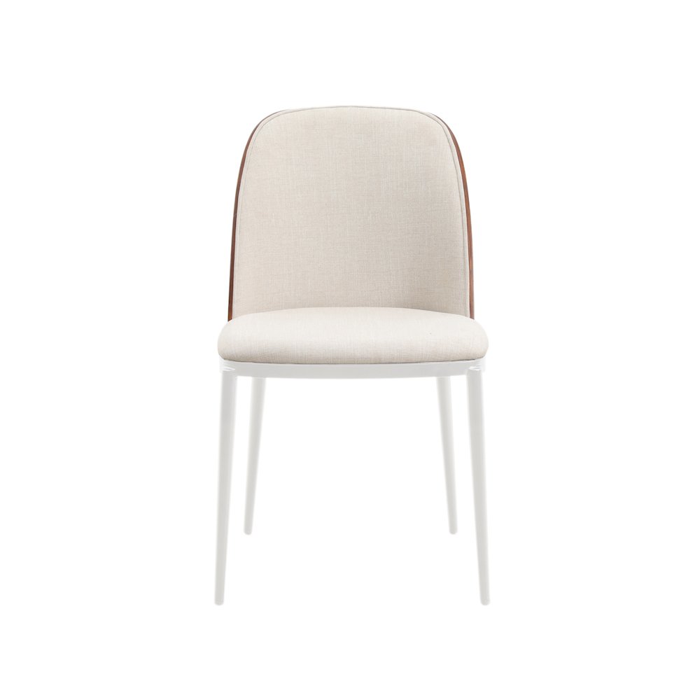 Tule Mid-Century Modern Fabric Dining Side Chair