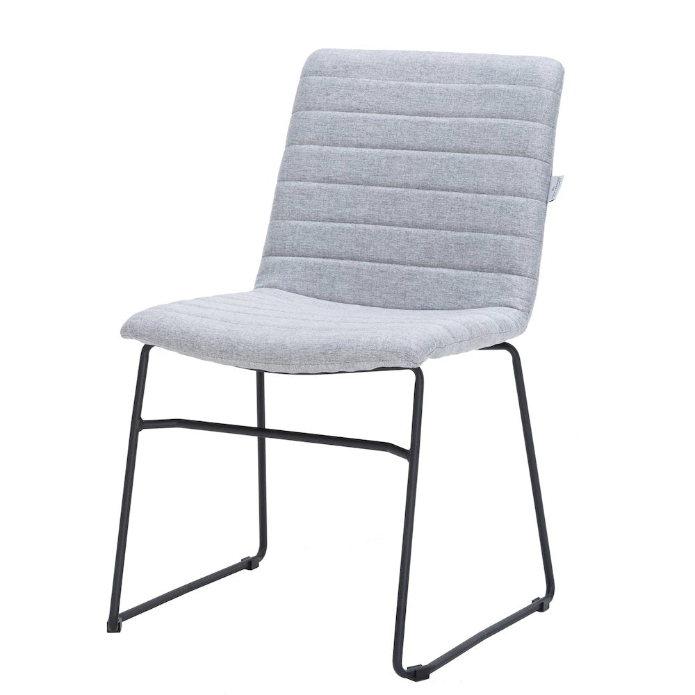 Zylar Series Office Guest Chair in Grey Fabric
