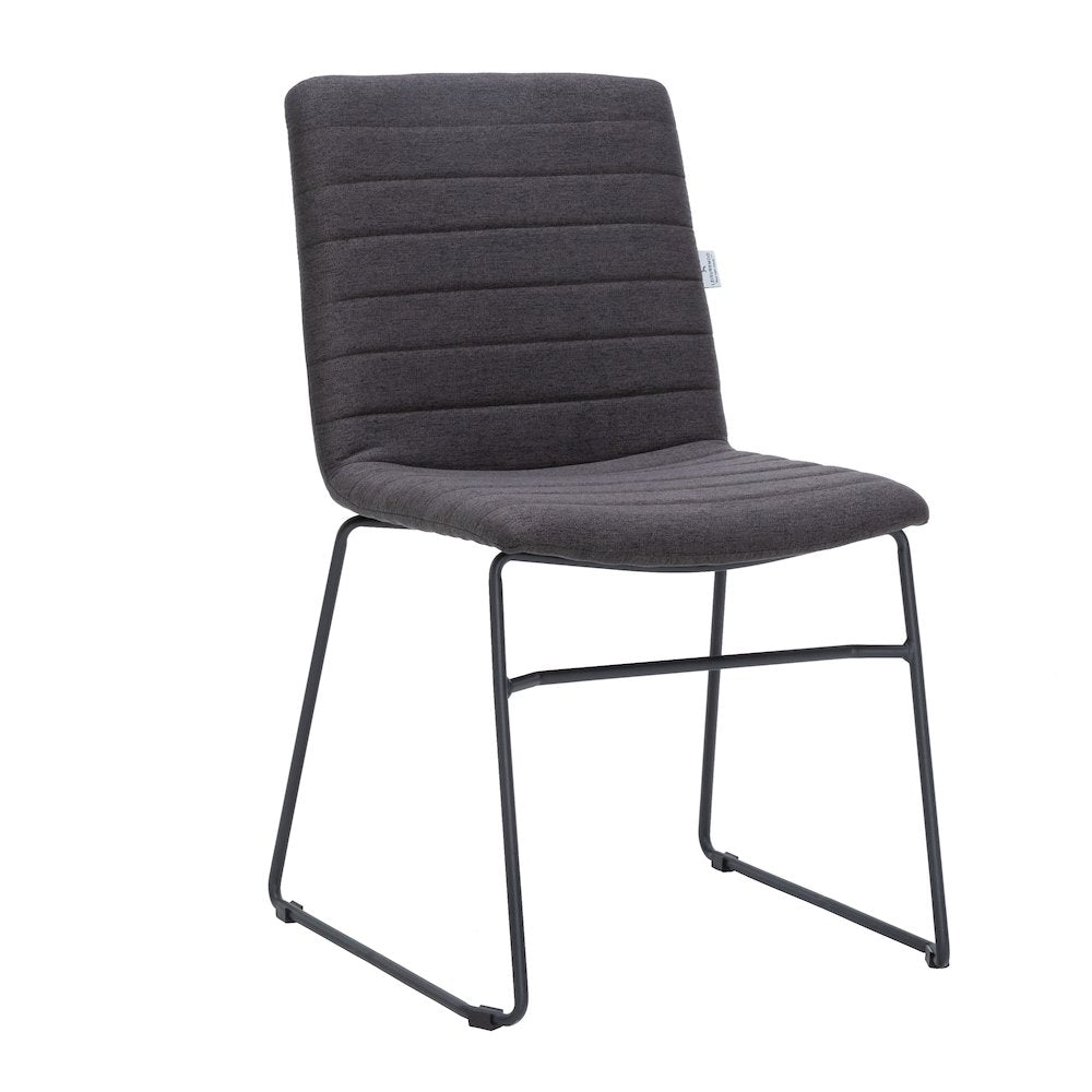Zylar Series Office Guest Chair in Brown Fabric