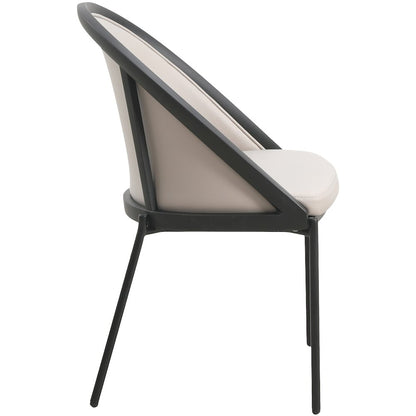 Urbane Collection Modern Dining Chair in Light Grey