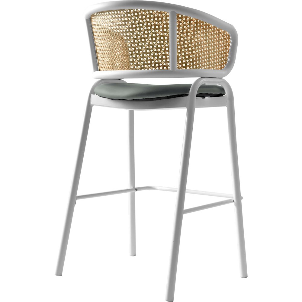 Ervilla Wicker Bar Stool Set of 2