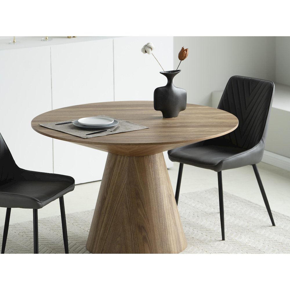 Fynix Collection Modern Dining Table In Natural Wood