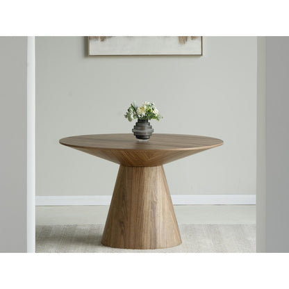 Fynix Collection Modern Dining Table In Natural Wood