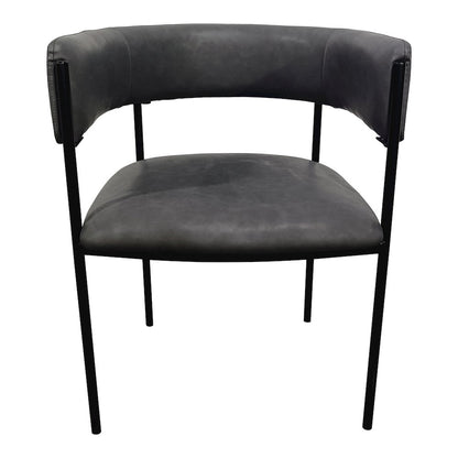 Cyril Collection Modern Chair in Charcoal