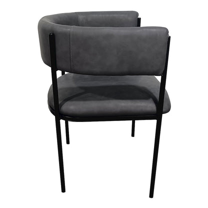 Cyril Collection Modern Chair in Charcoal