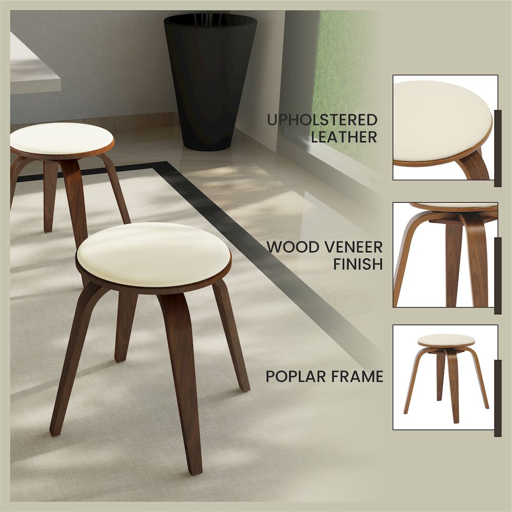 Modern Wooden Dining Stool