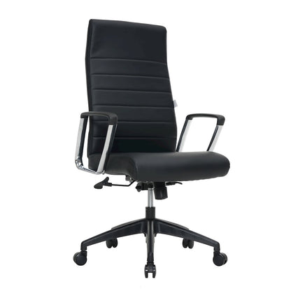 Hilton Modern High-Back Leather Office Chair