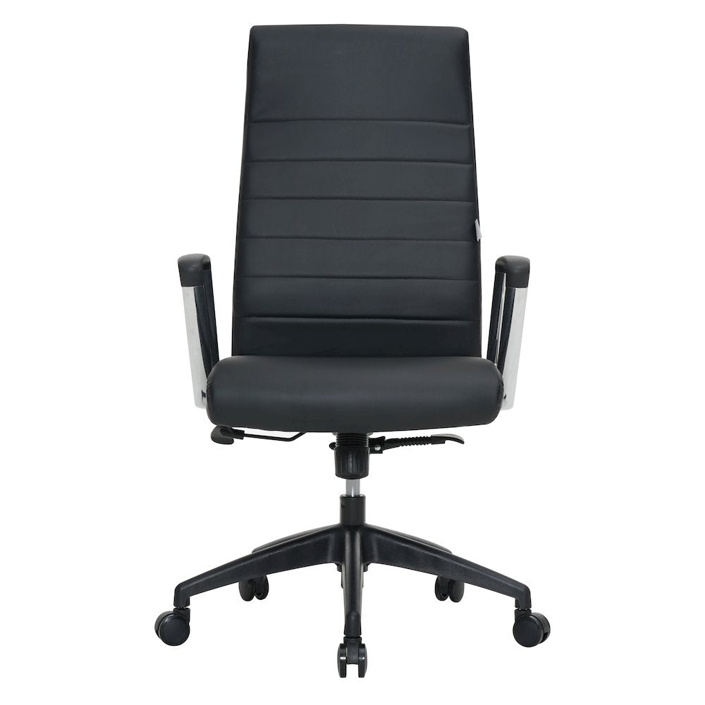 Hilton Modern High-Back Leather Office Chair