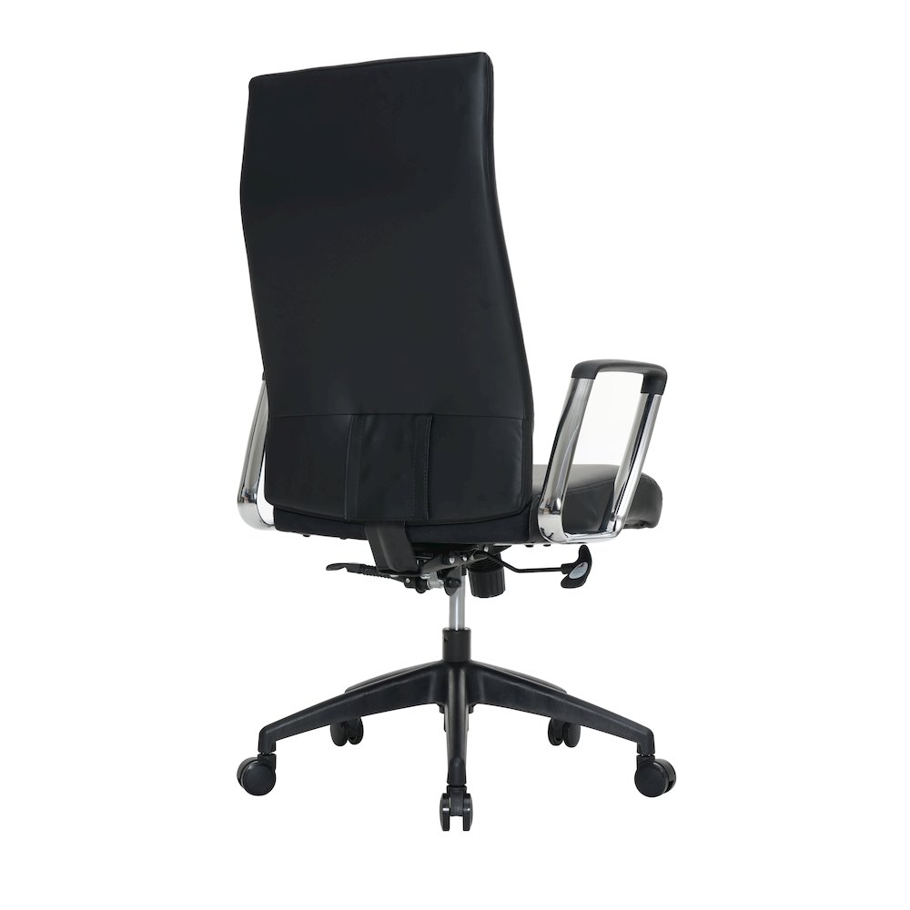 Hilton Modern High-Back Leather Office Chair