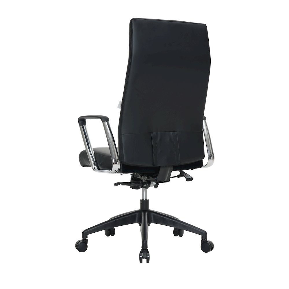 Hilton Modern High-Back Leather Office Chair