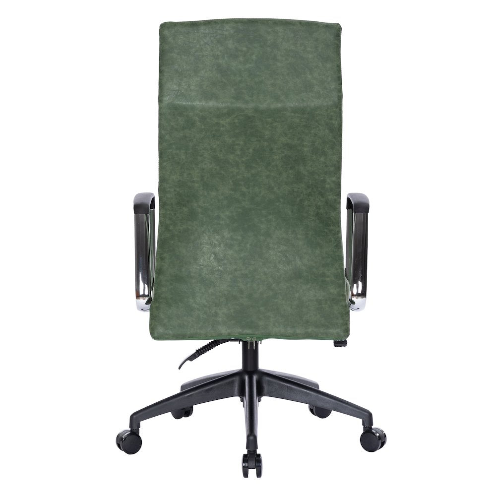 Hilton Leather Office Chair in Green