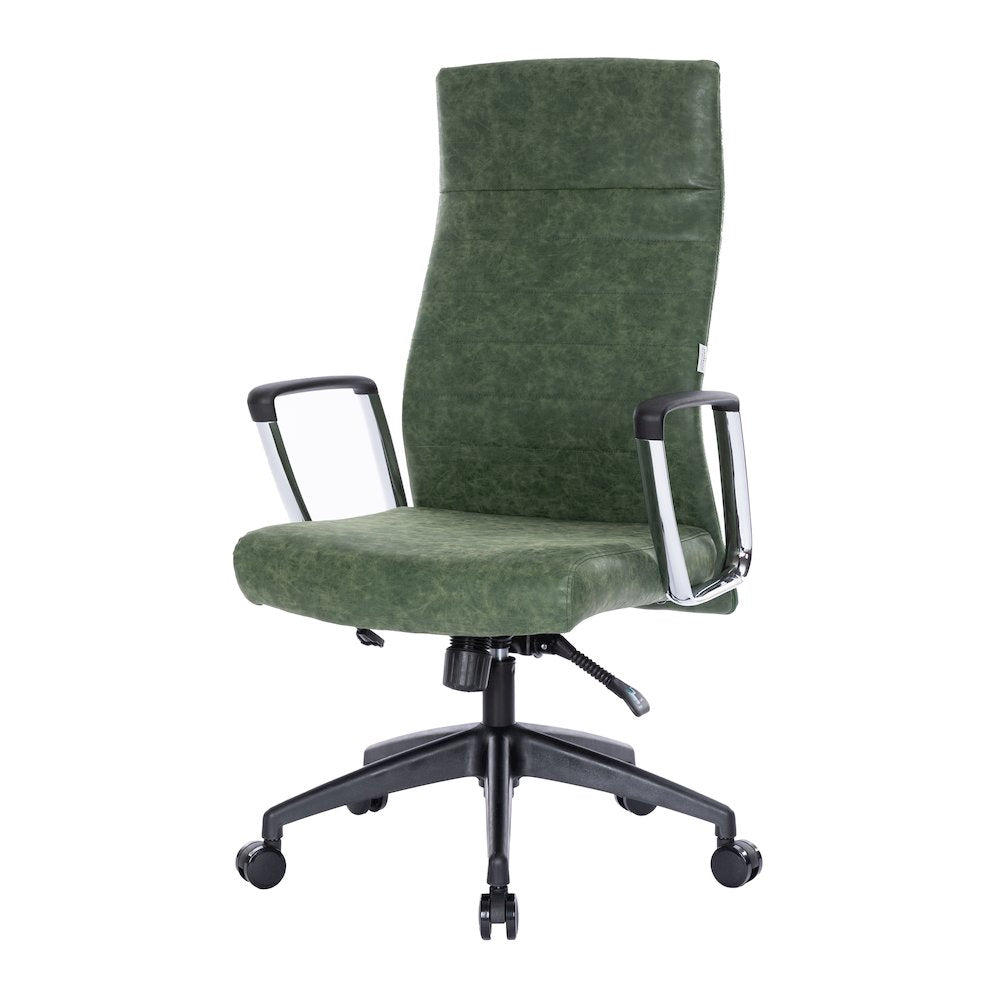 Hilton Leather Office Chair in Green