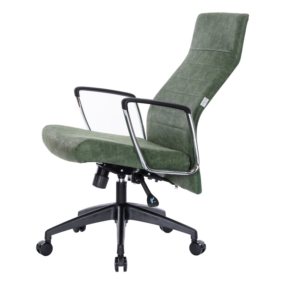 Hilton Leather Office Chair in Green