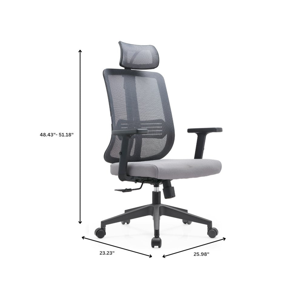 Office Nift Series Office Task Chair In Grey