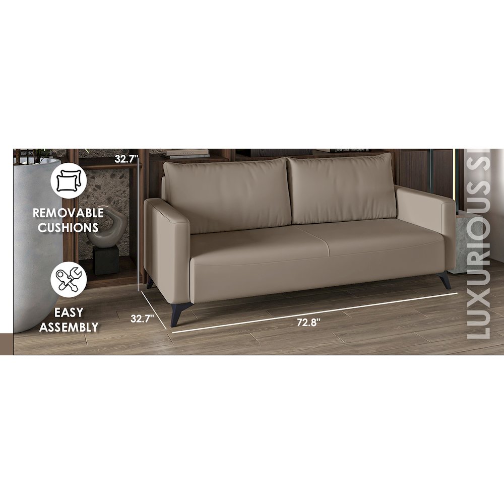 Inno Collection Three Seater Sofa In Taupe