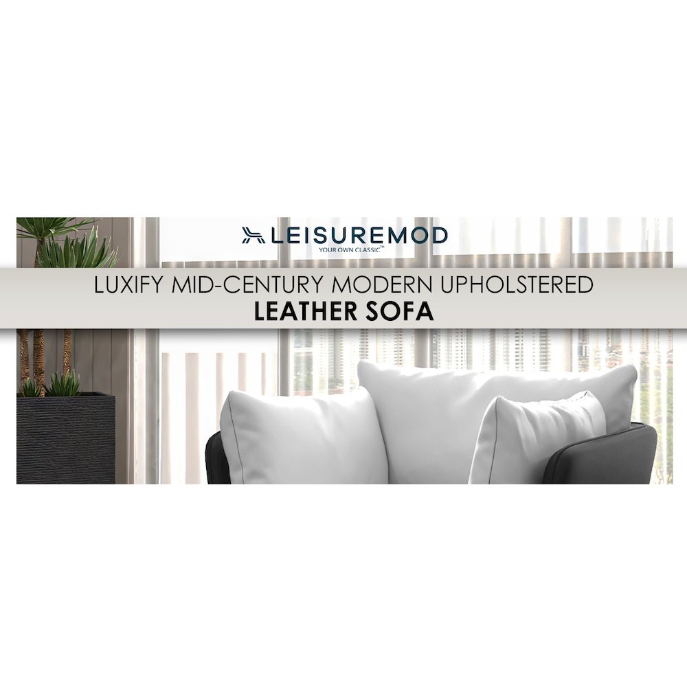 Luxify Collection Single Seater Sofa in Black/Grey