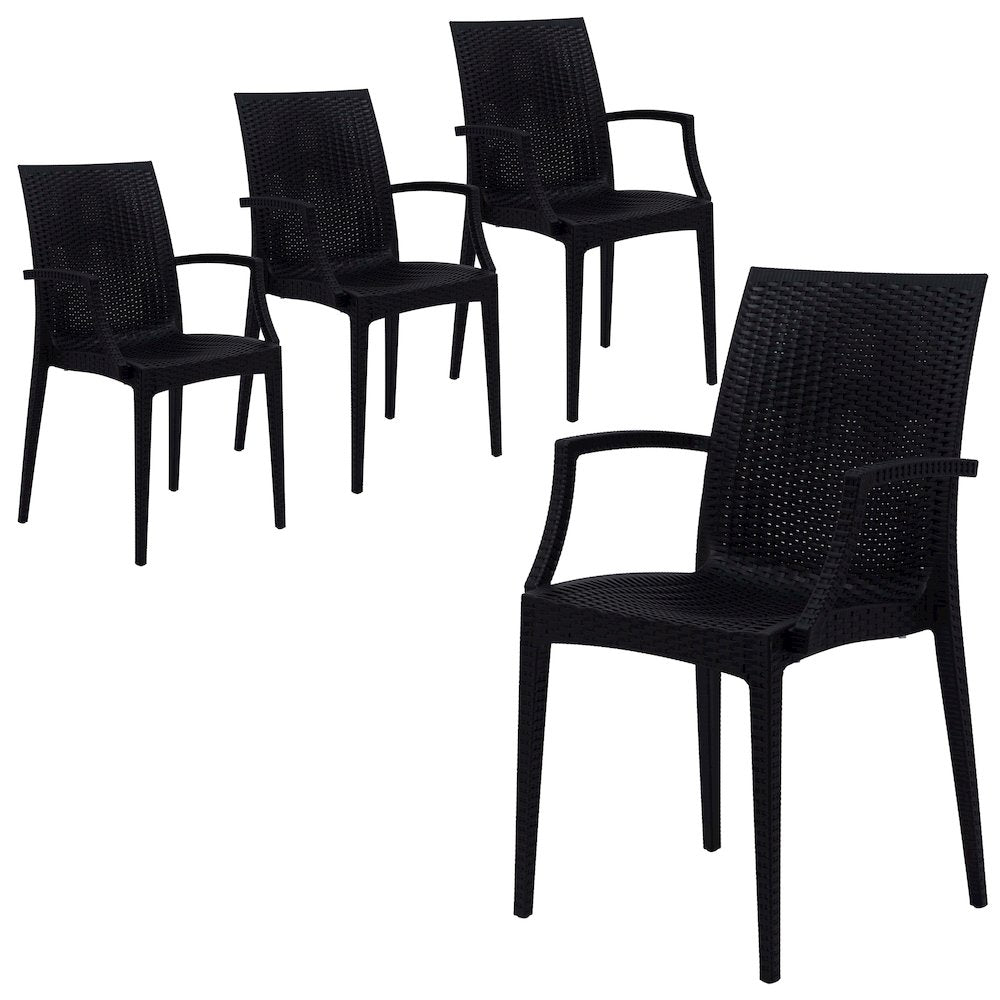 Weave Mace Indoor/Outdoor Chair (With Arms)