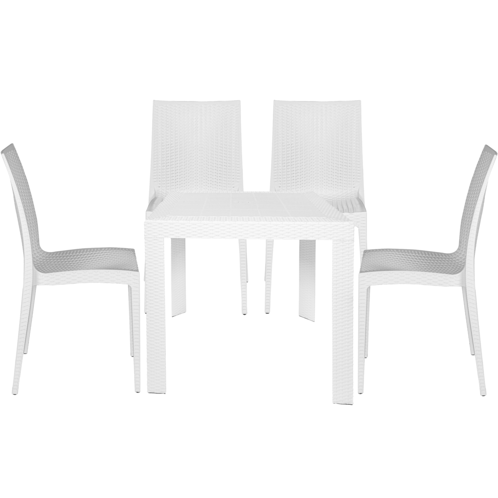 Mace Mid-Century 5-Piece Outdoor Dining Set